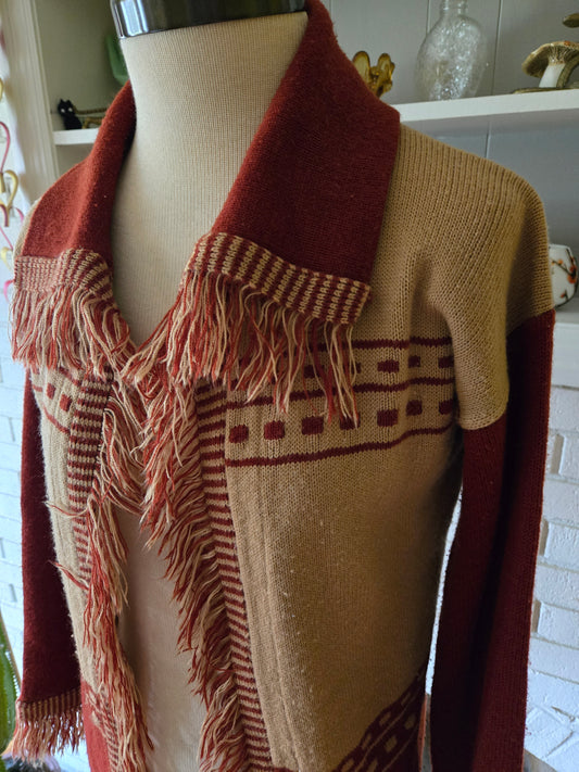 Vintage Long Sleeve Cardigan Sweater by Ormond Fashions