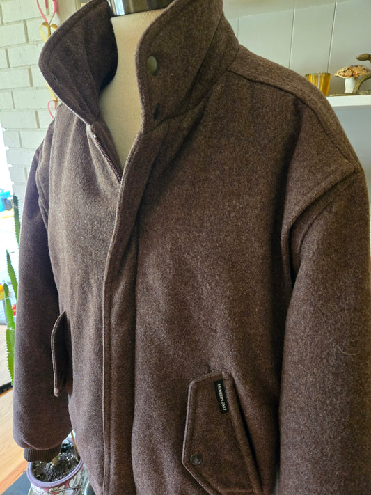 Vintage Wool Coat by Members Only
