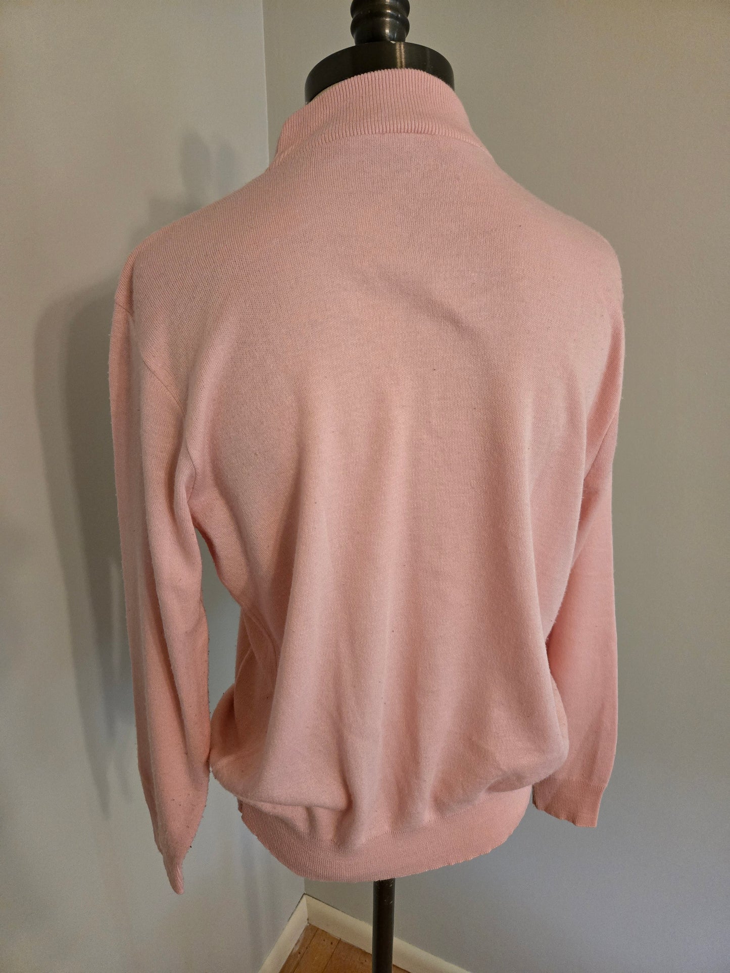 Vintage Long Sleeve Pink Sweater by Kenneth Too