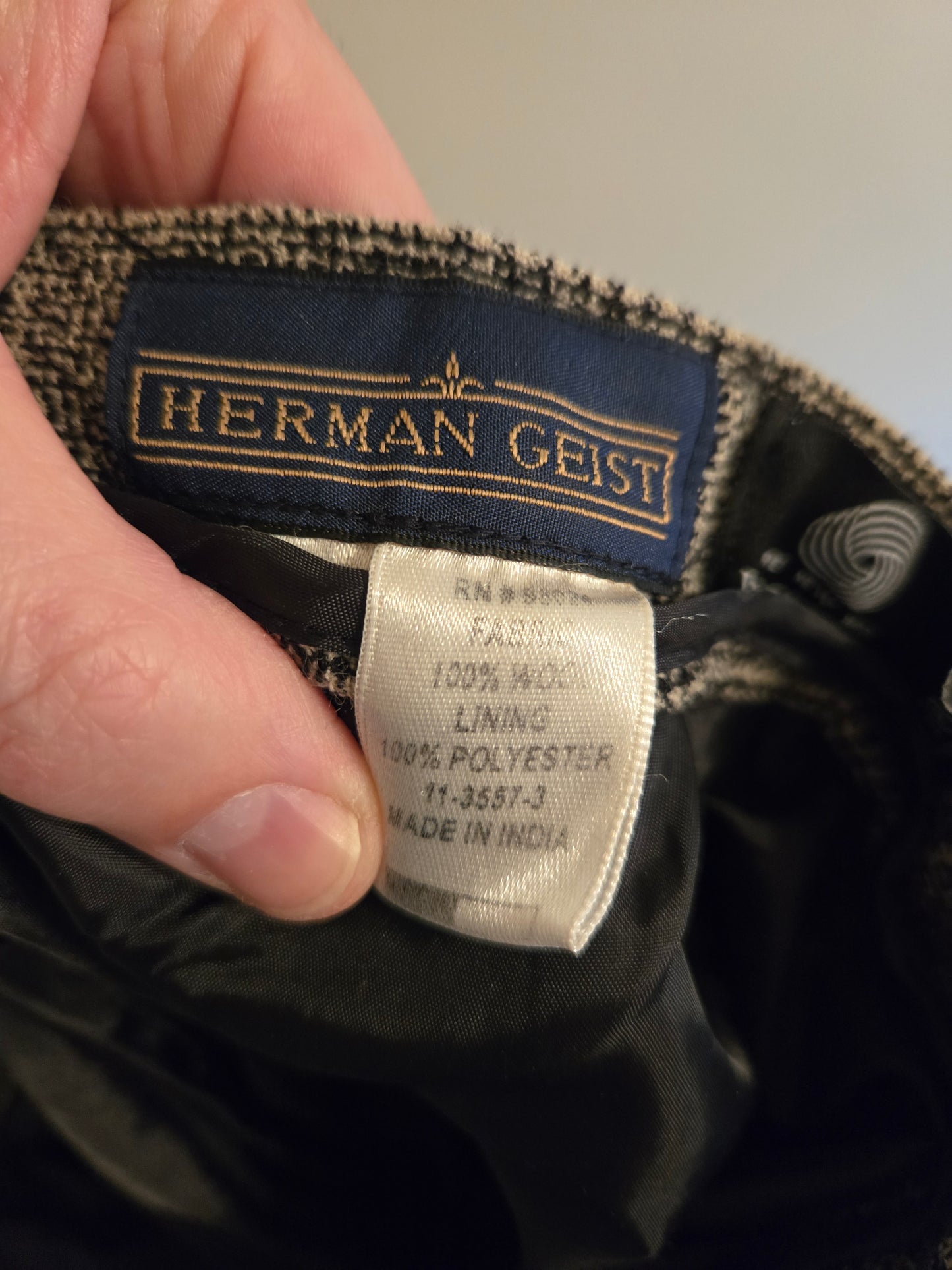 Vintage Wool Pants by Herman Geist