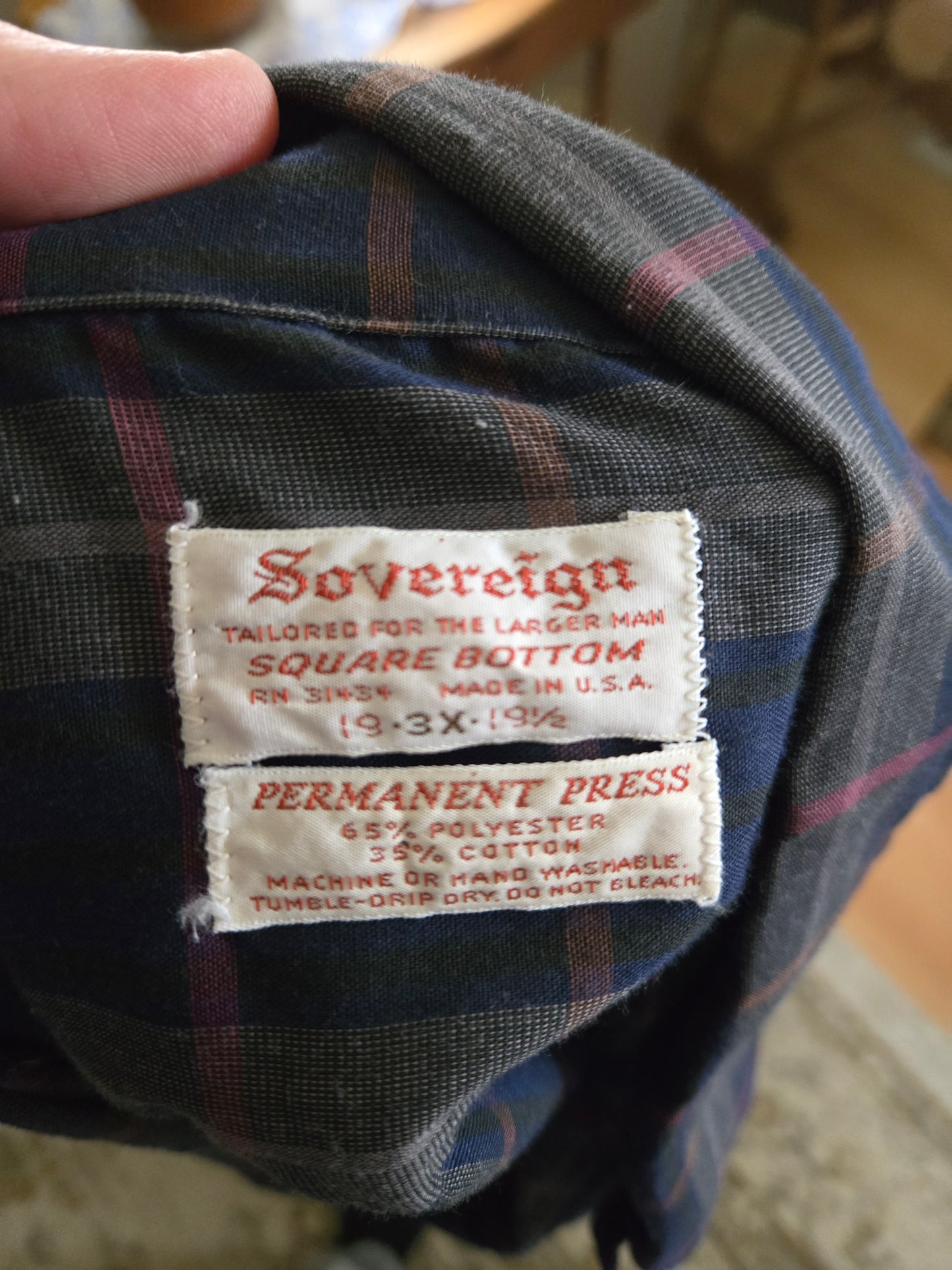 Vintage Long Sleeve Button Down Shirt by Sovereign