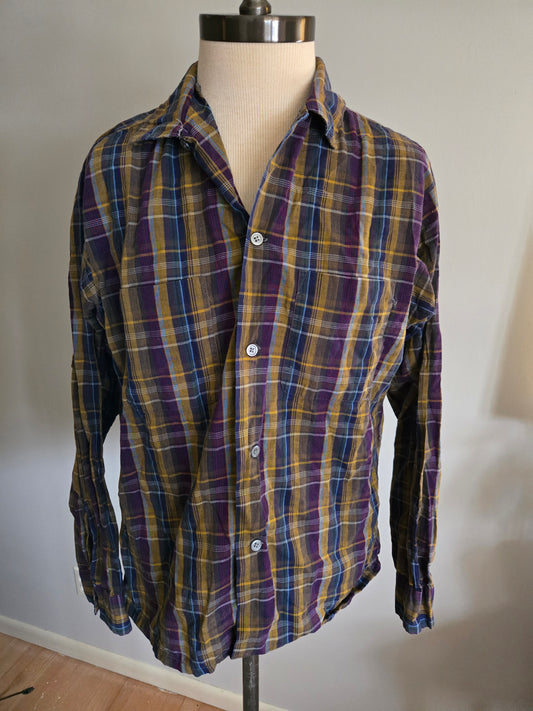 Vintage Long Sleeve Button Down Shirt by Gunnin