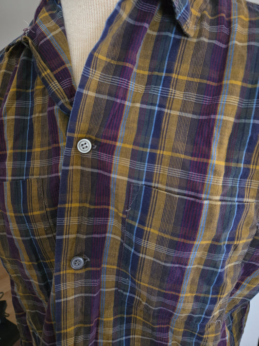 Vintage Long Sleeve Button Down Shirt by Gunnin