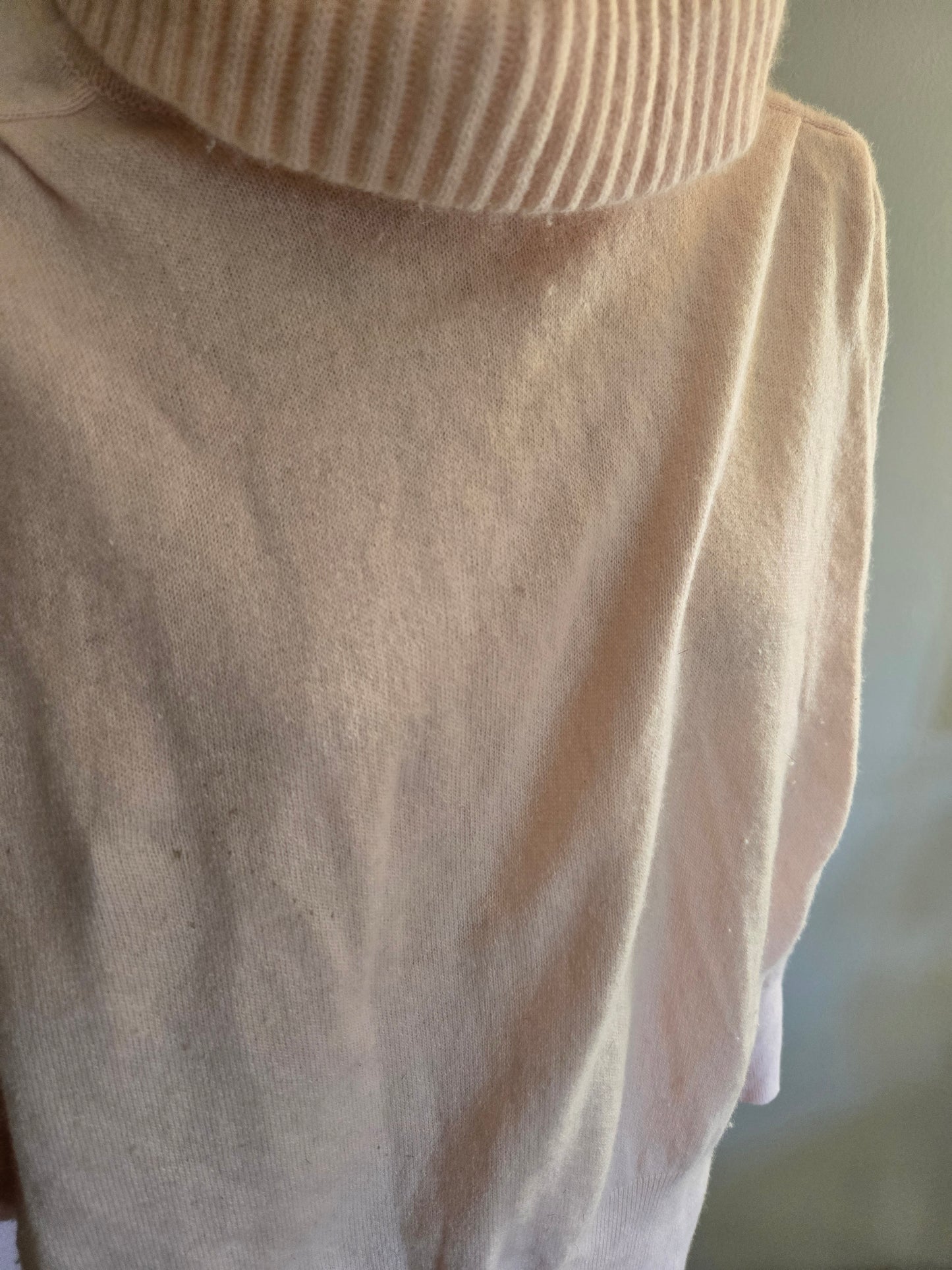 Vintage Pink Turtle Neck Sweater by Benetton