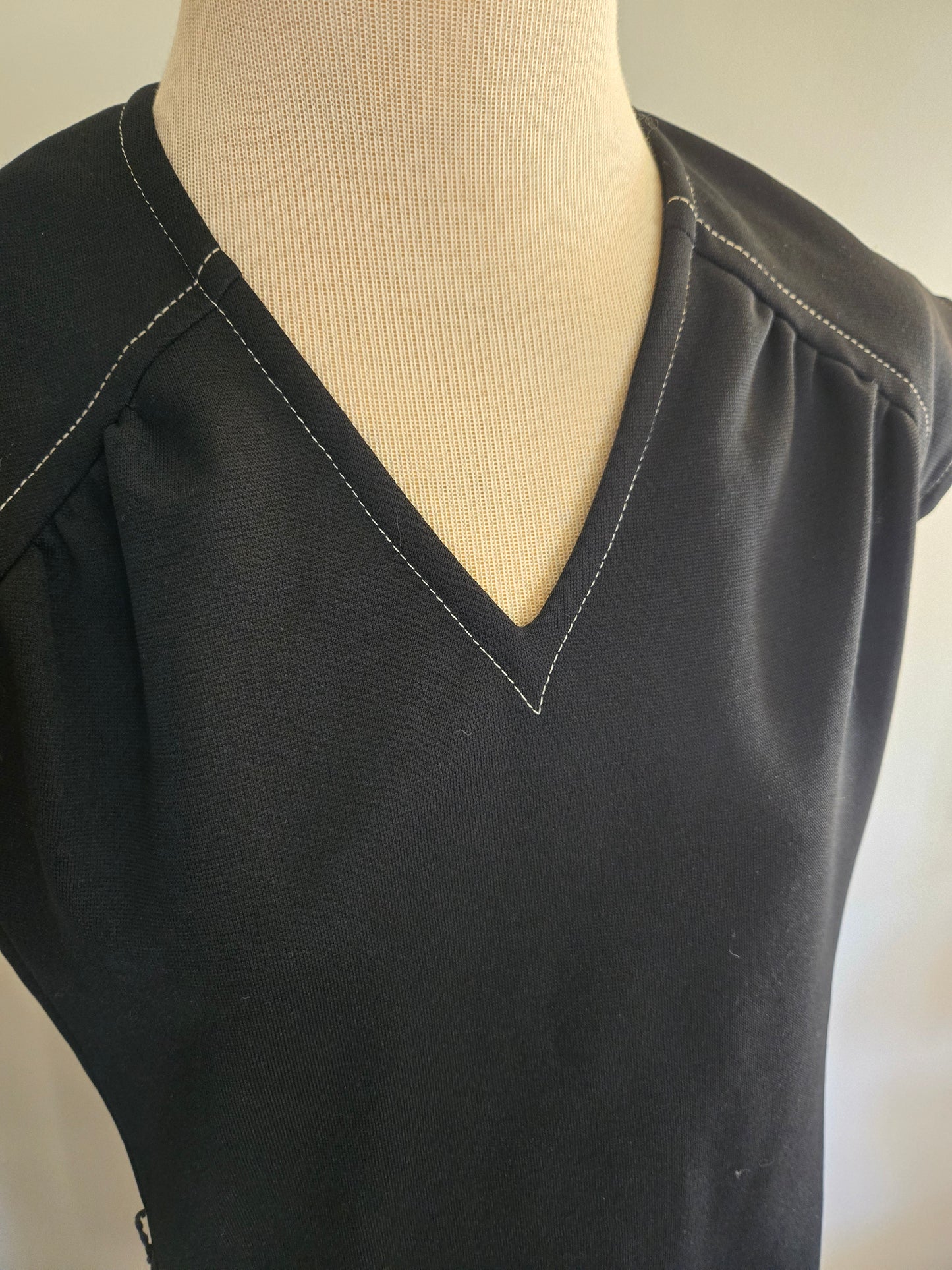 Vintage Sleeveless Black Dress by Bleeker Street