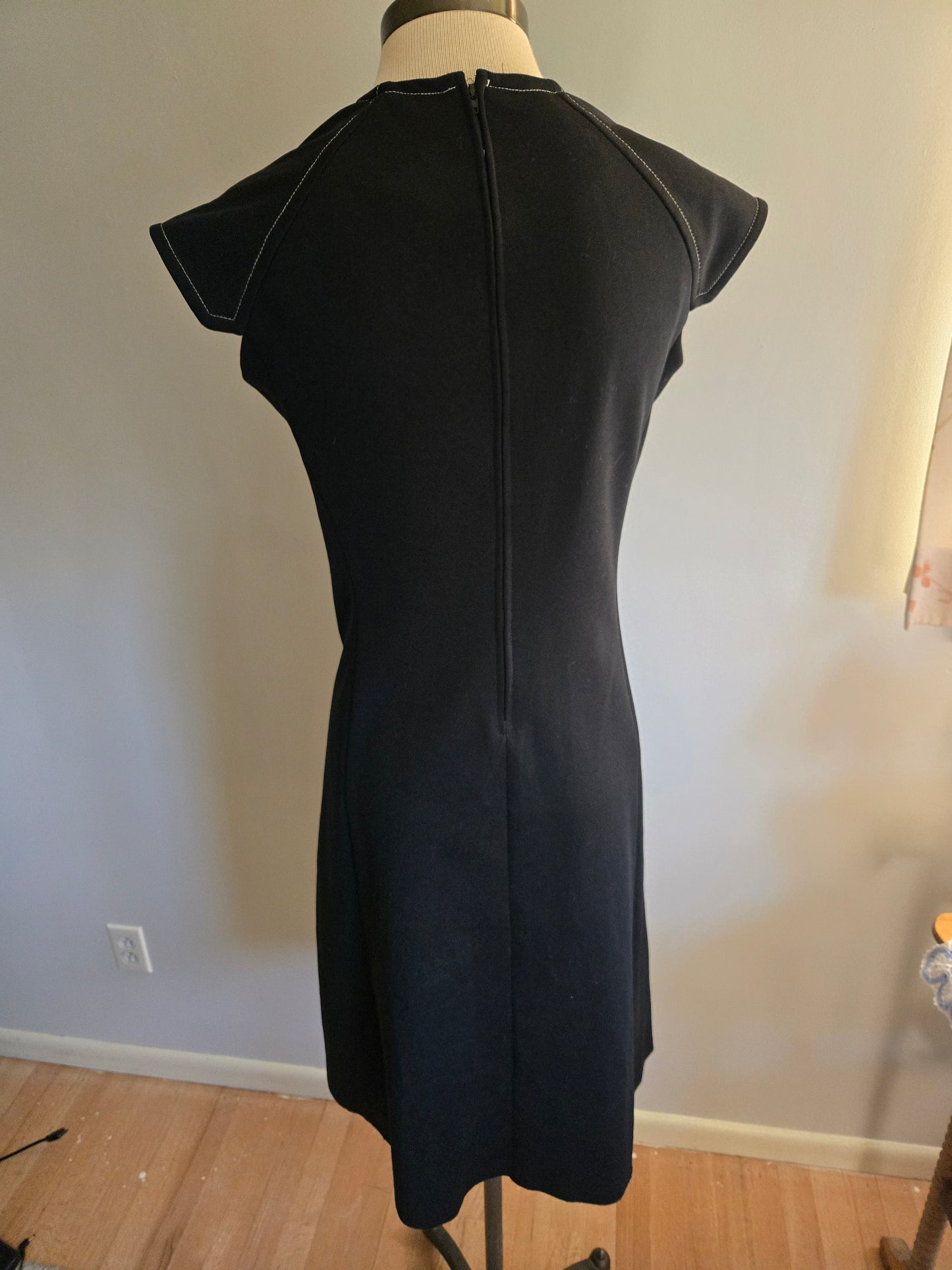 Vintage Sleeveless Black Dress by Bleeker Street