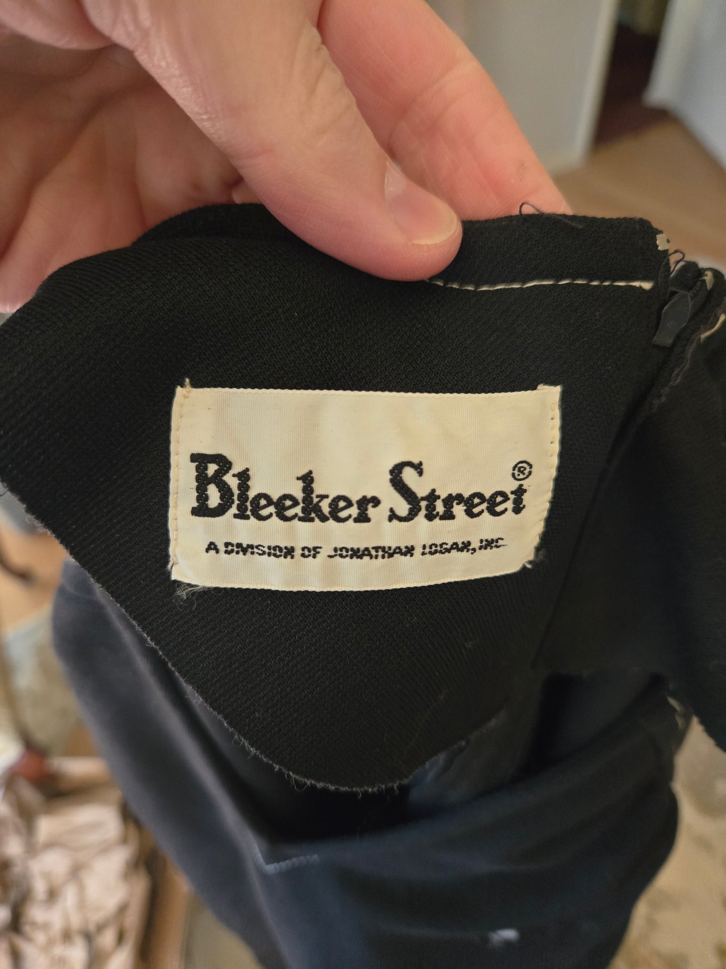 Vintage Sleeveless Black Dress by Bleeker Street