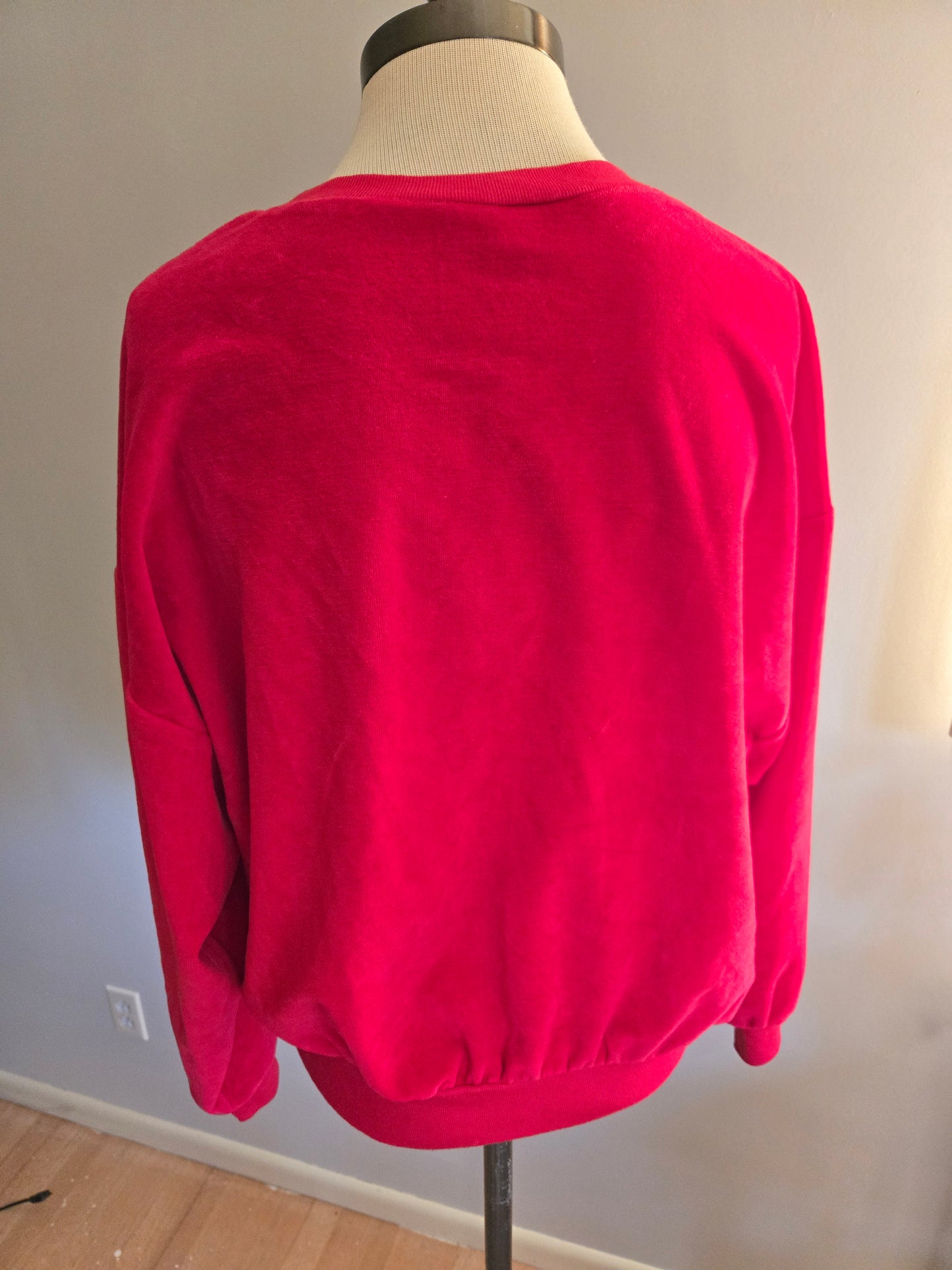 Vintage Long Sleeve Red Sweatshirt by Russ Petites