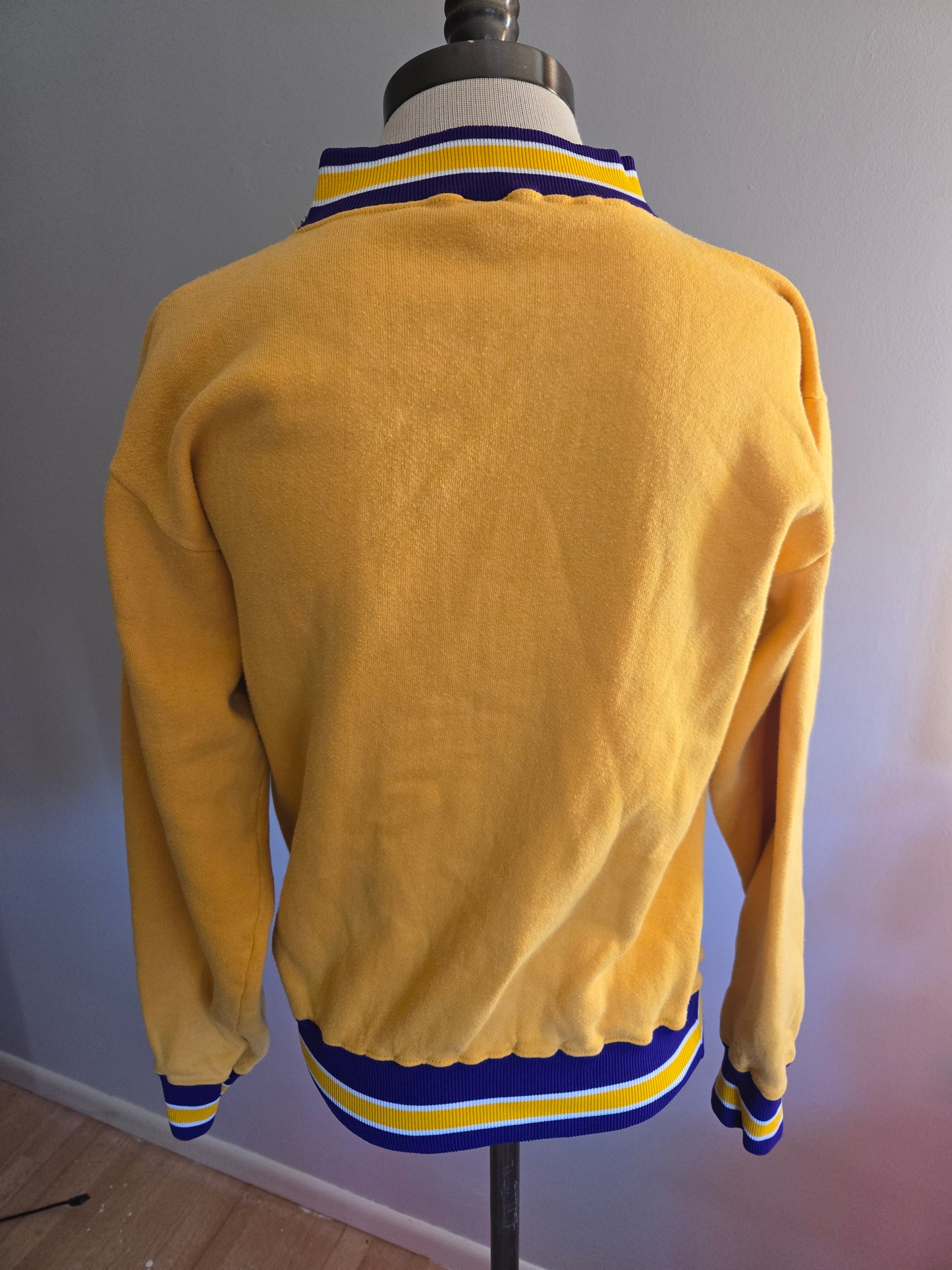 Vintage Long Sleeve Yellow Sweatshirt by Russell Athletic
