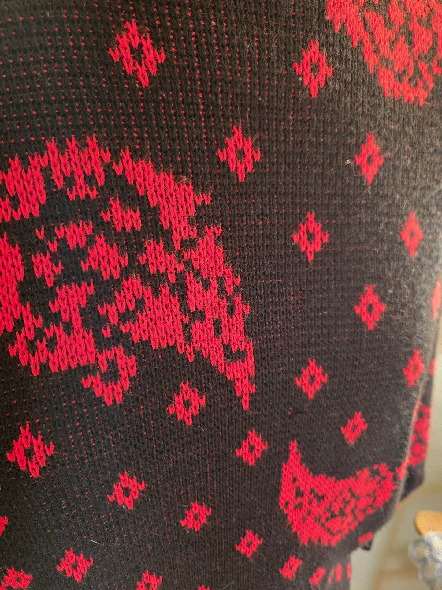 Vintage Two Piece Skirt and Sweater Set by Wiz