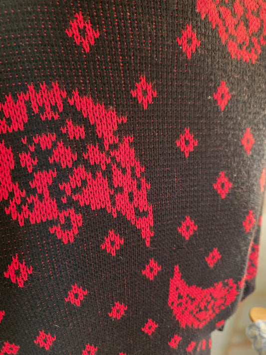 Vintage Two Piece Skirt and Sweater Set by Wiz