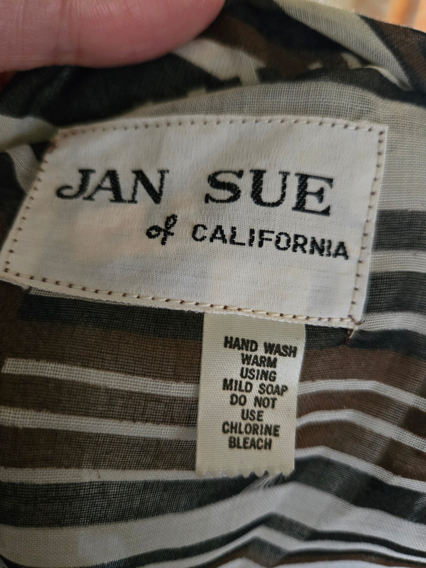 Vintage Long Sleeve Dress by Jan Sue of California