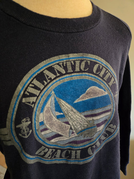 Vintage Long Sleeve Atlantic City Sweatshirt by Ocean Desert