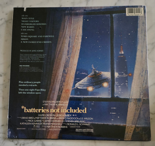 Batteries Not Included Soundtrack Vinyl Record UNOPENED!