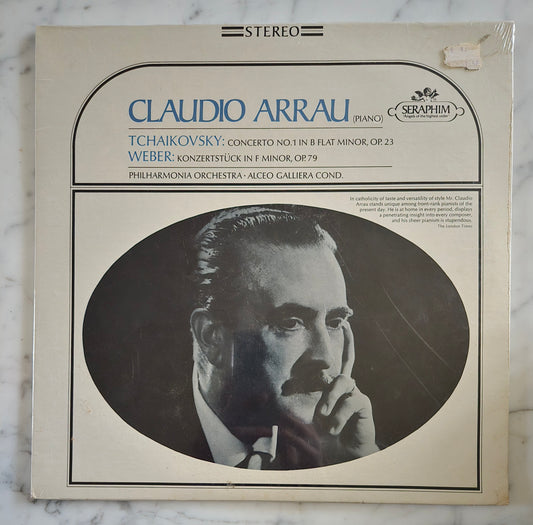 Claudio Arrau Tchaikovsky Concerto No.1  Vinyl Record UNOPENED!