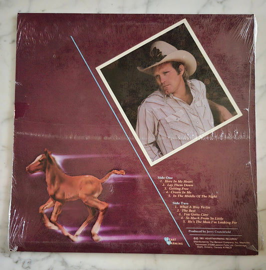 Terry Bradshaw Here In My Heart Vinyl Record UNOPENED!