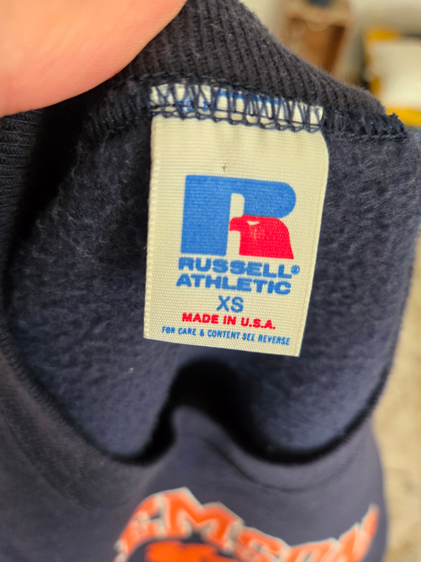 Vintage Clemson Sweatshirt by Russell Athletic