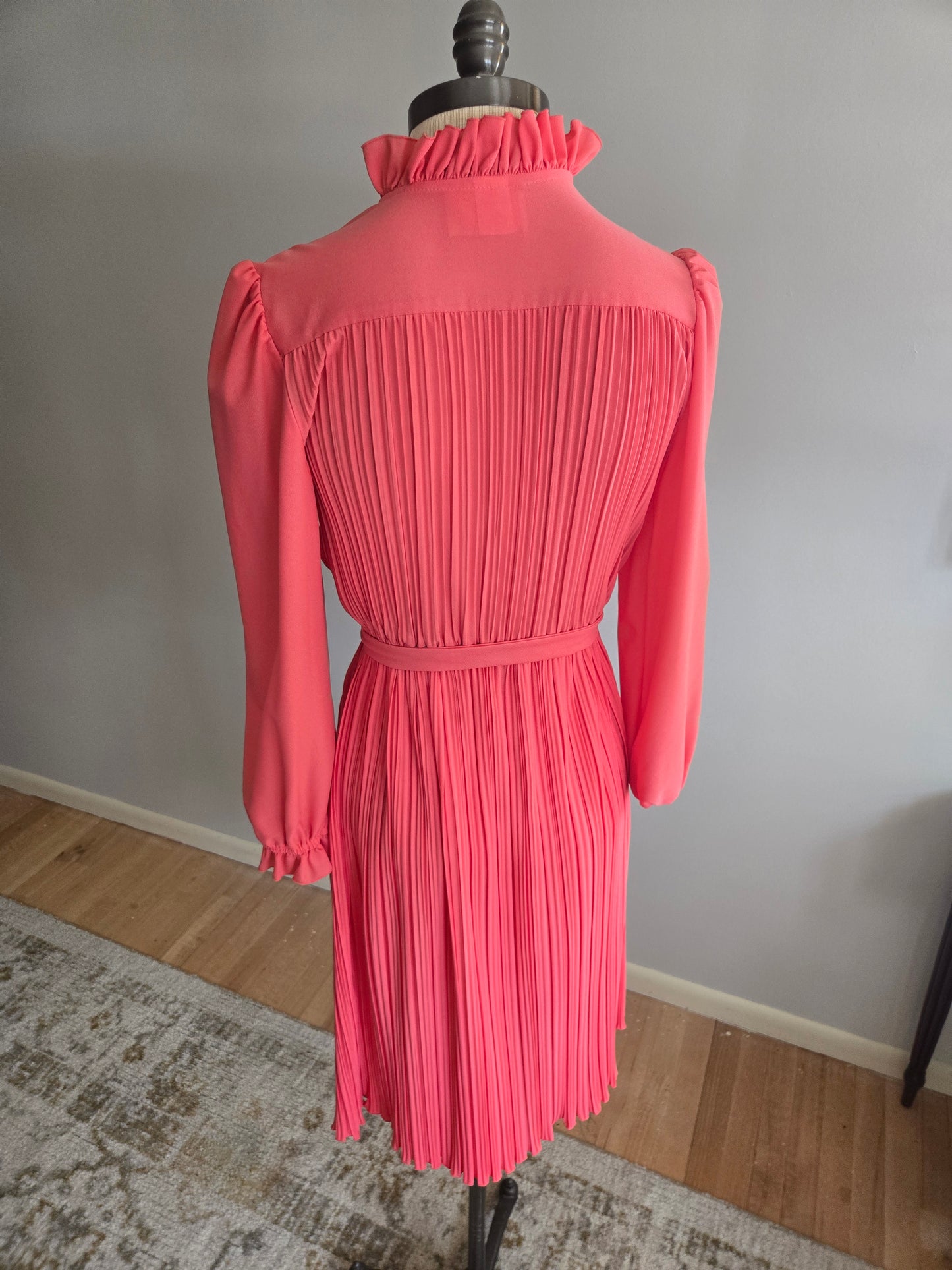Vintage Long Sleeve Pink Dress by Newton Centre