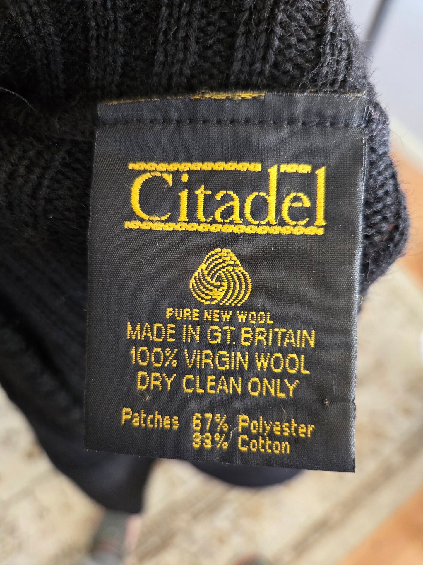 Vintage Wool Military Sweater by Citadel