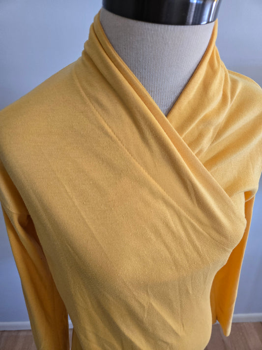Vintage Long Sleeve Yellow Dress by Fit Nits