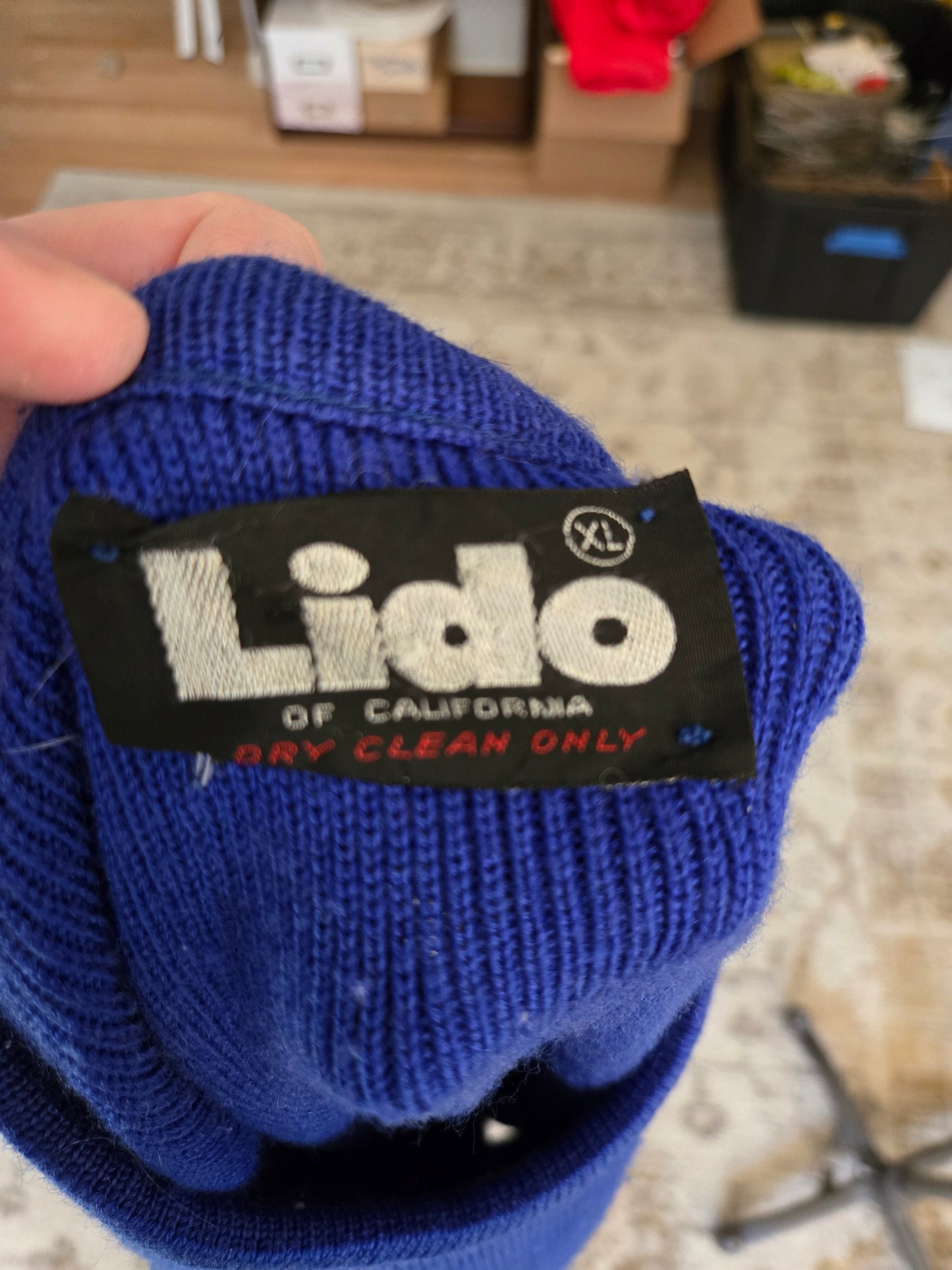 Vintage Blue Sweater by Lido of California