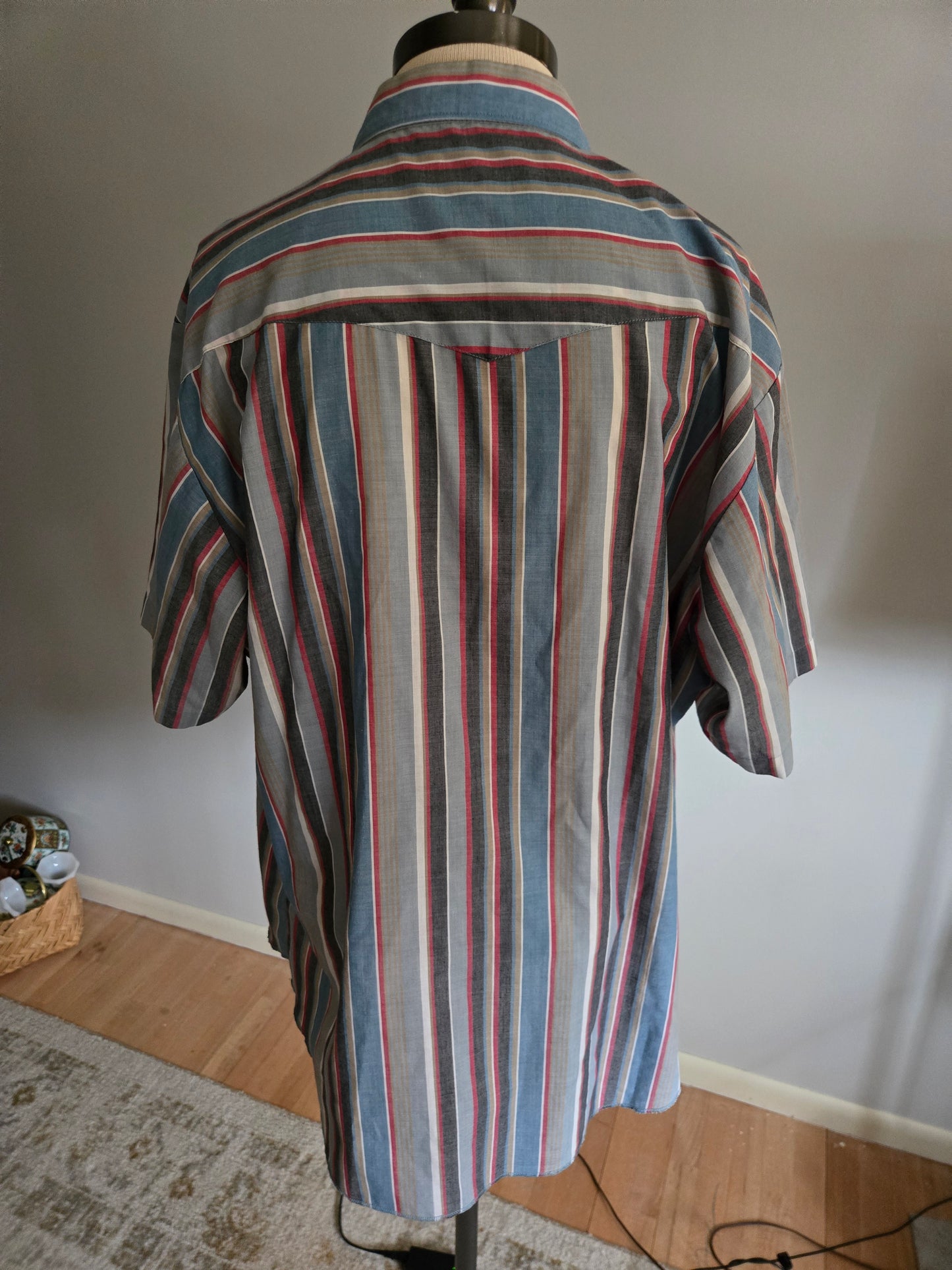 Vintage Short Sleeve Western Snap Shirt by Wrangler