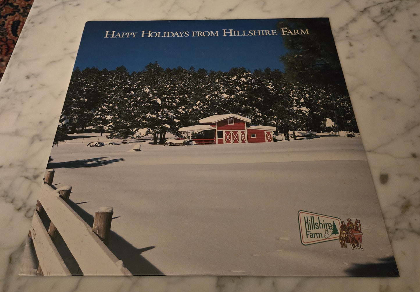 Happy Holidays From Hillshire Farm Vinyl Record UNOPENED!