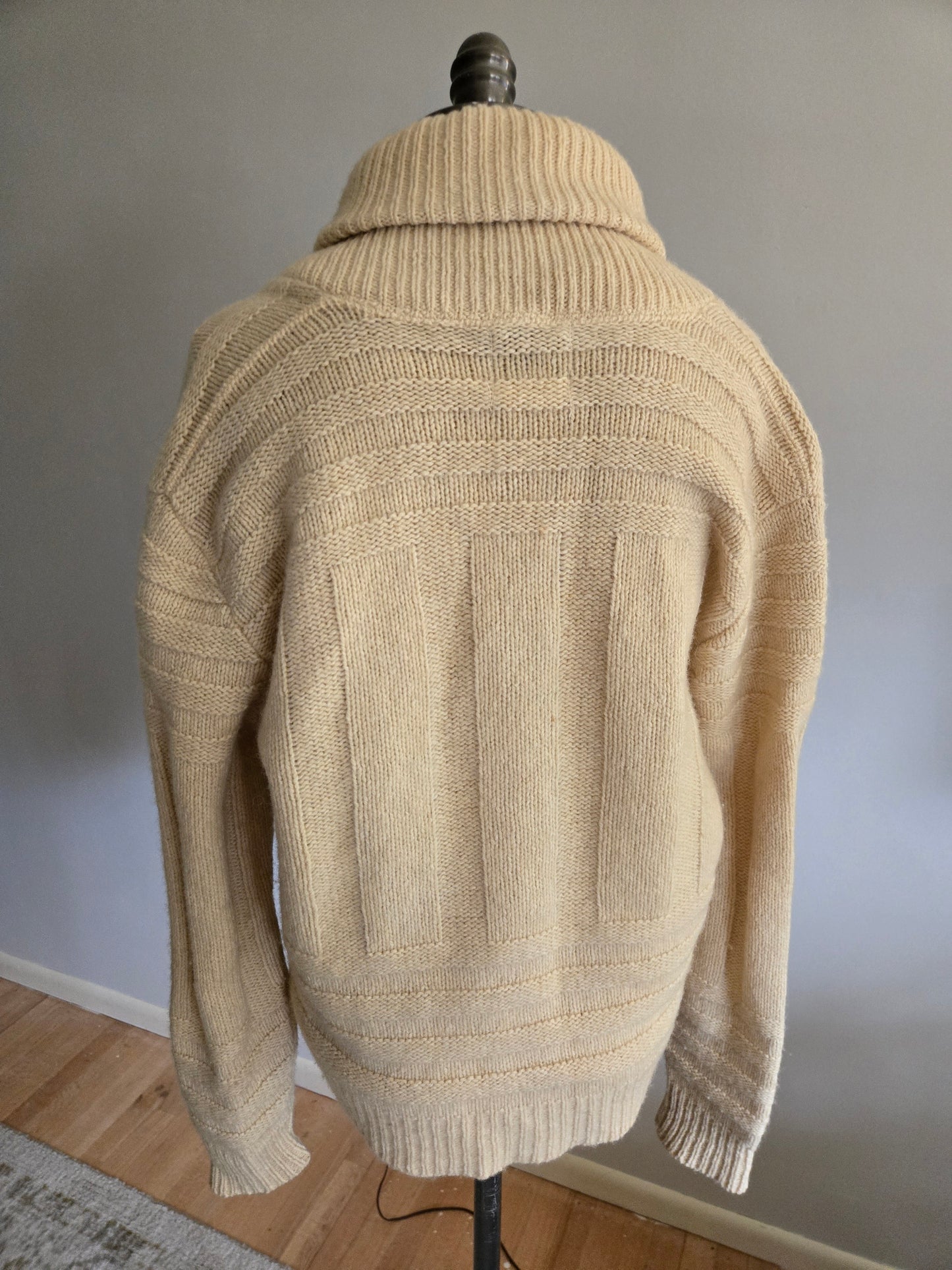 Vintage Long Sleeve Button Down Sweater by Grant Crest