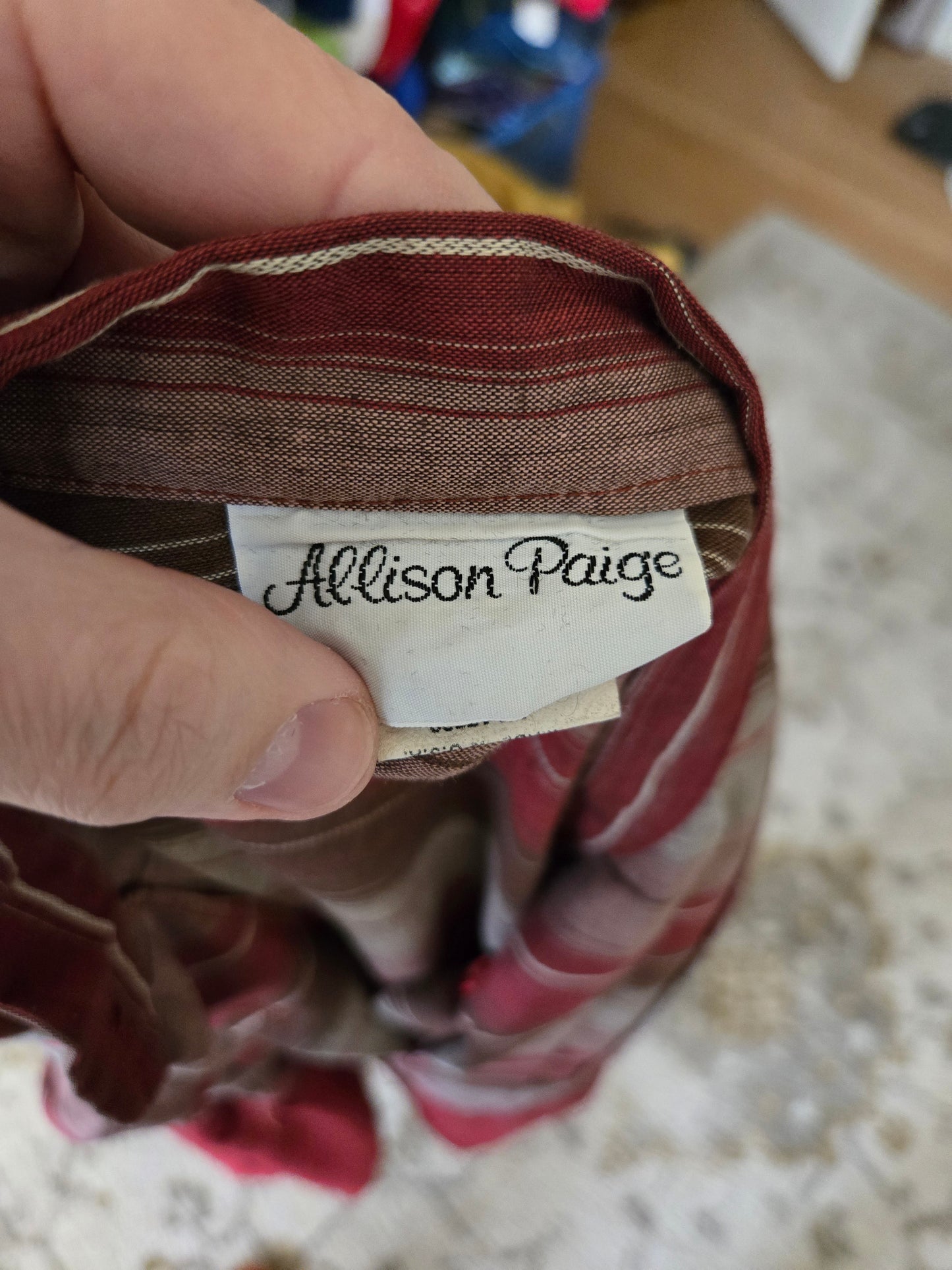 Vintage Short Sleeve Dress by Allison Paige