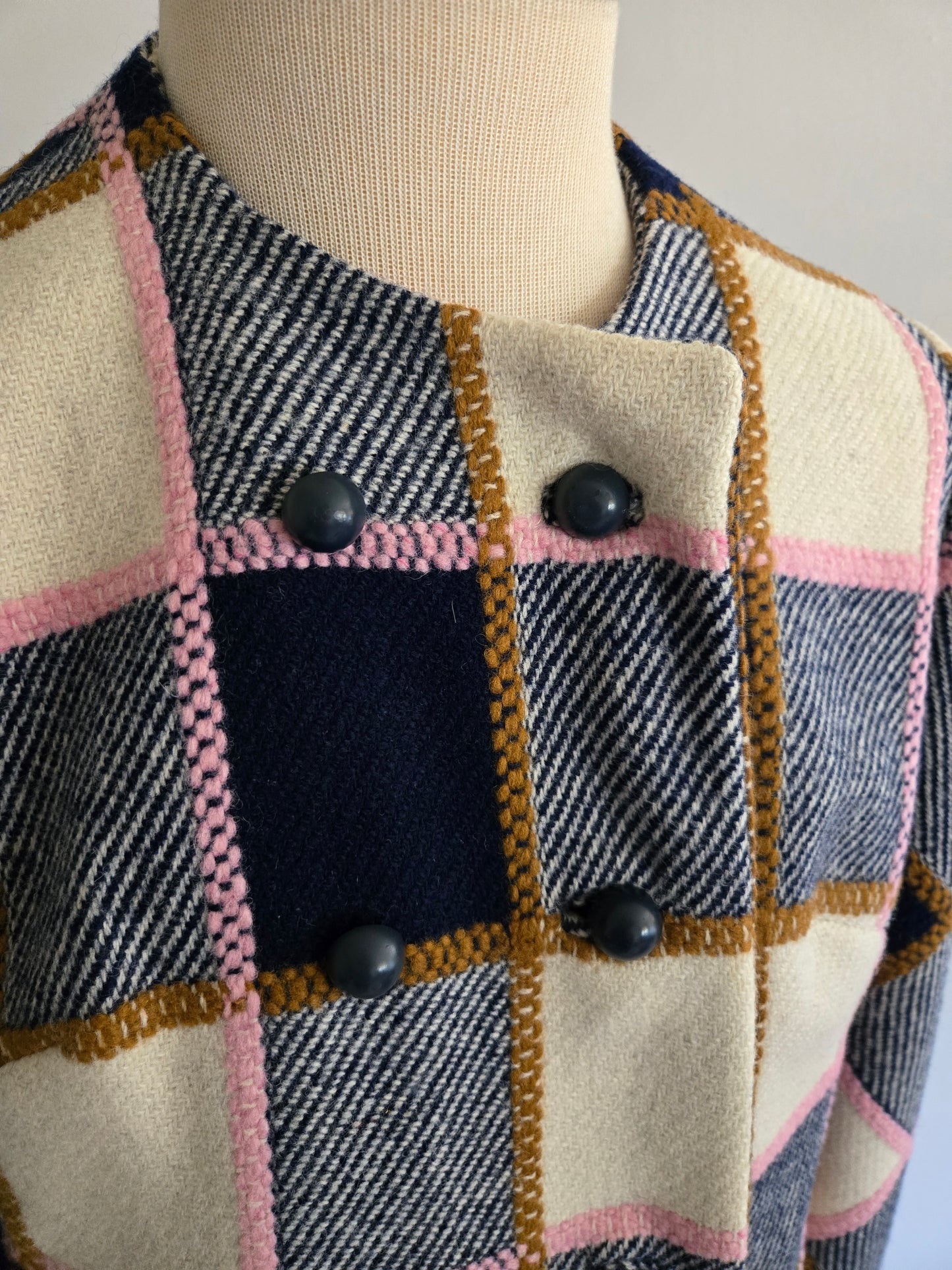 Vintage Plaid Coat