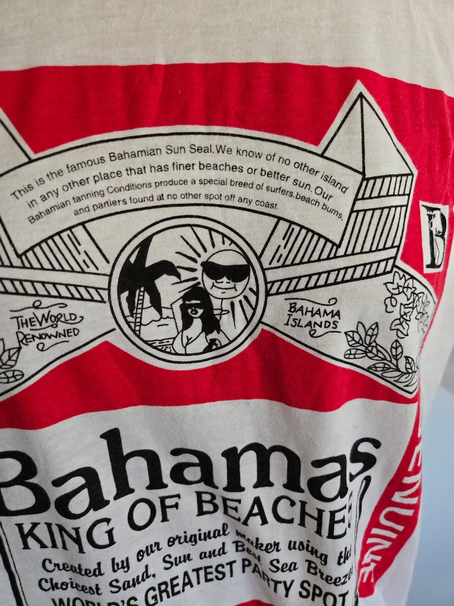 Vintage Bahamas T Shirt by Dorsett Sportswear