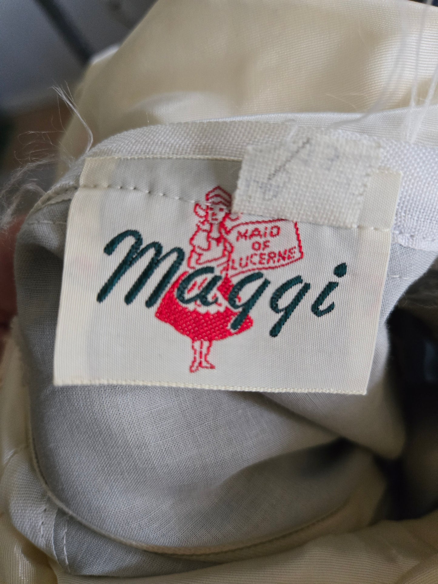Vintage Sleeveless Lacy Floral Dress by Maggi