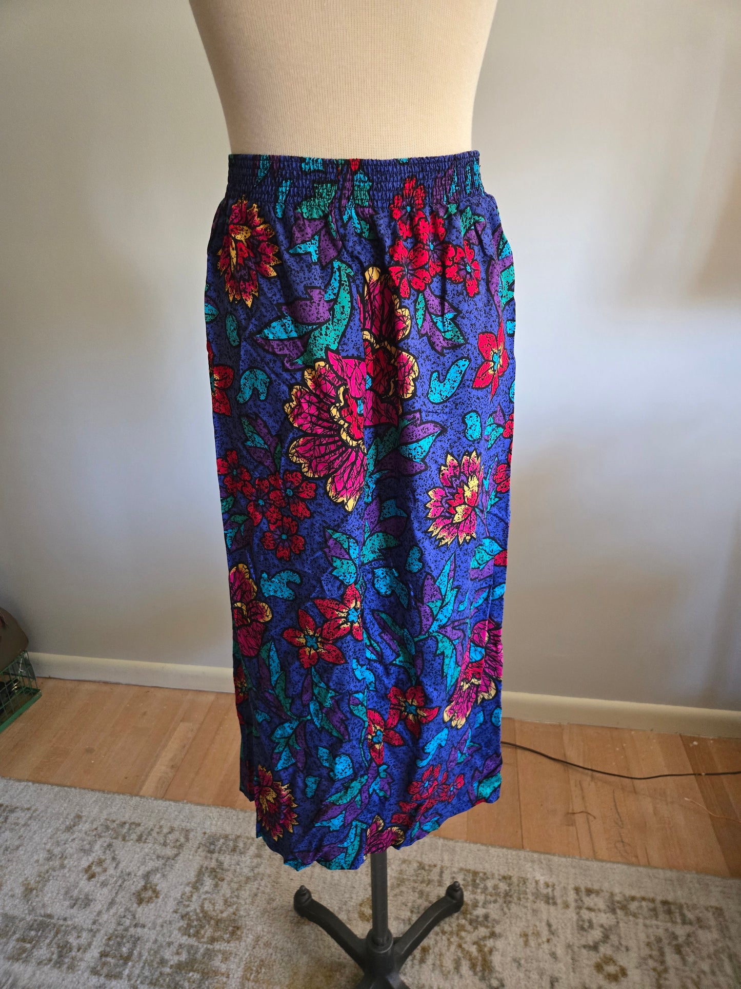 Vintage Floral Print Skirt by Greenwich Square