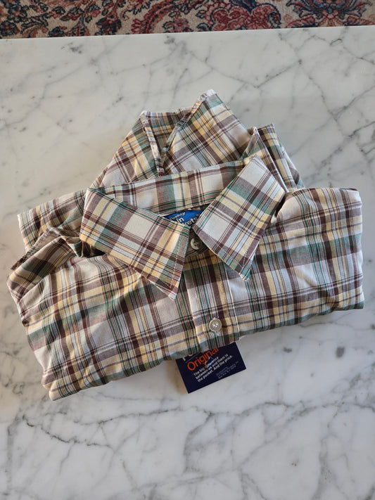 Vintage Button Down Long Sleeve Shirt by JC Penney UNWORN!