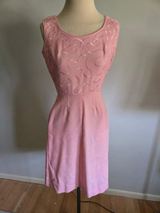 Vintage Sleeveless Pink Dress by Pat Premo California