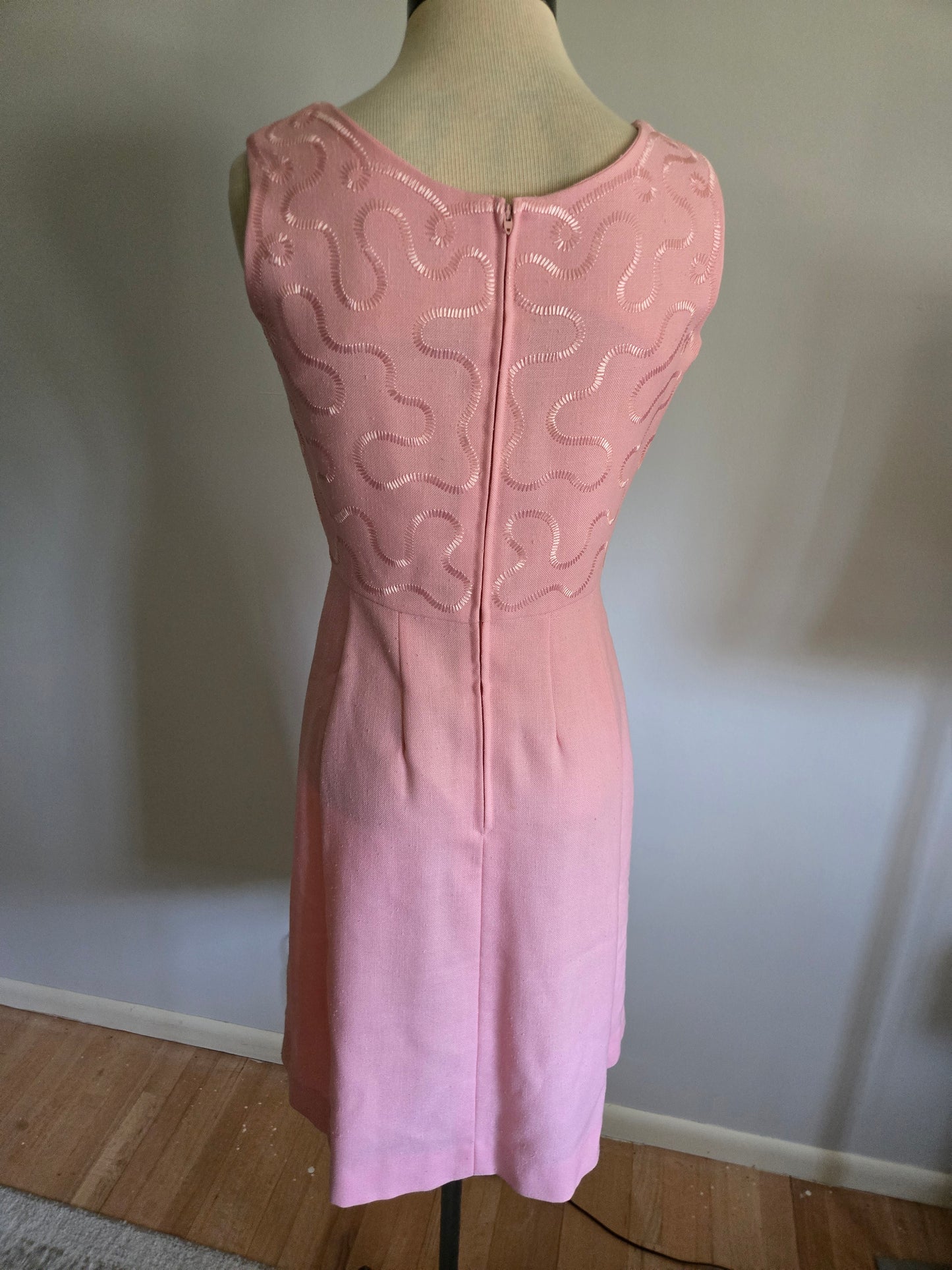 Vintage Sleeveless Pink Dress by Pat Premo California