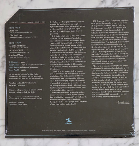 Red Garland Satin Doll Vinyl Record UNOPENED!