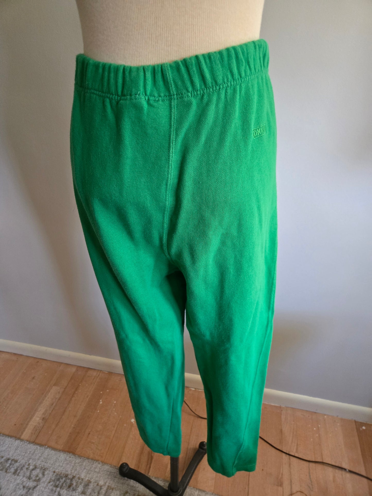Vintage Long Sleeve Two Piece Green Sweatsuit by DKNY