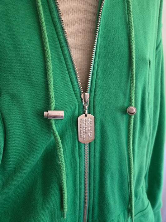 Vintage Long Sleeve Two Piece Green Sweatsuit by DKNY