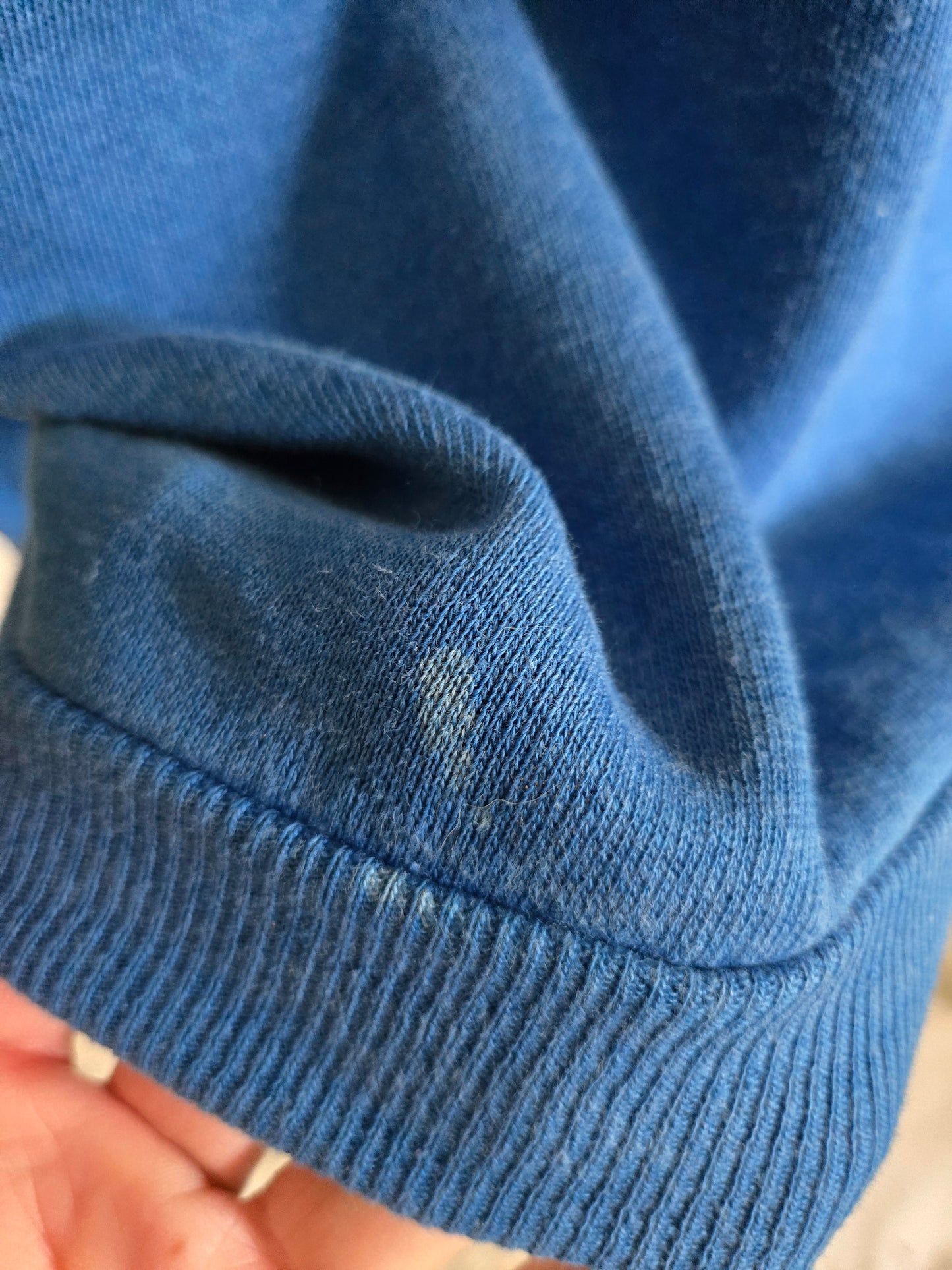 Vintage Blue Hoodie Sweatshirt from the 70s/80s