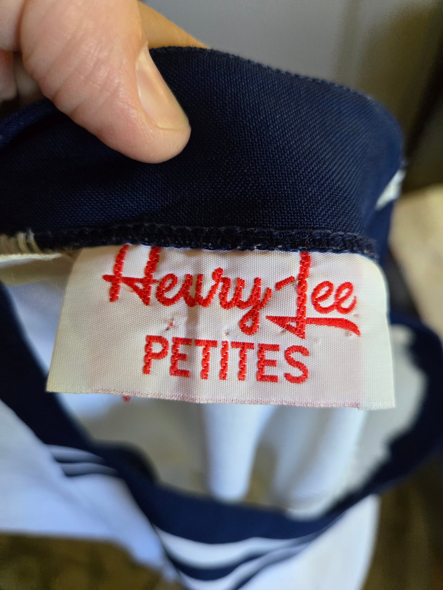 Vintage Sleeveless White Dress by Henry Lee Petites