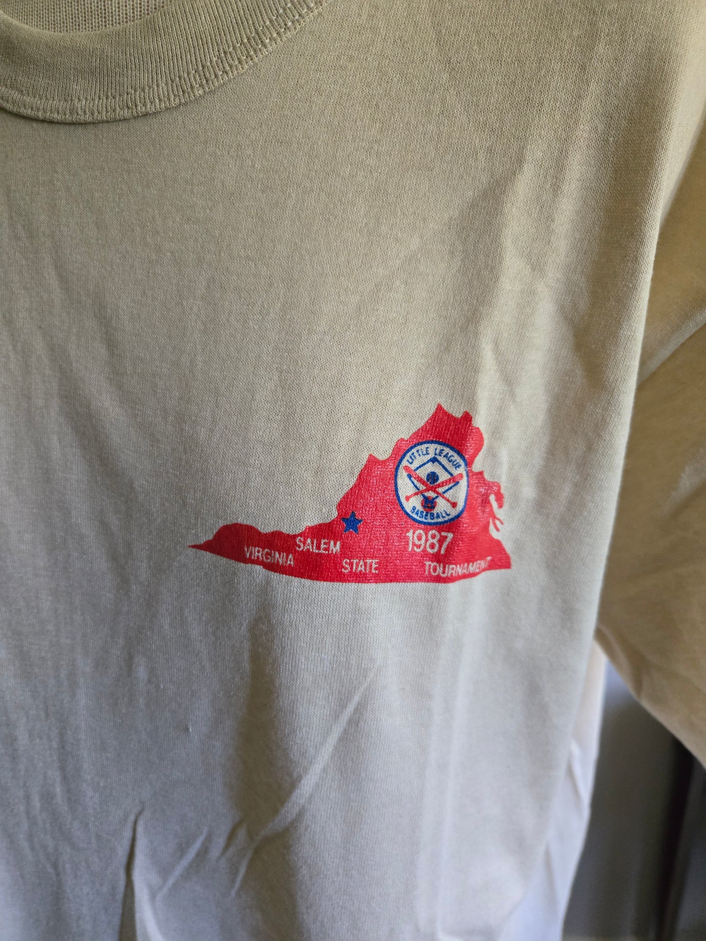 Vintage Little League Virginia State Tournament T Shirt by Russell Athletic UNWORN!!!