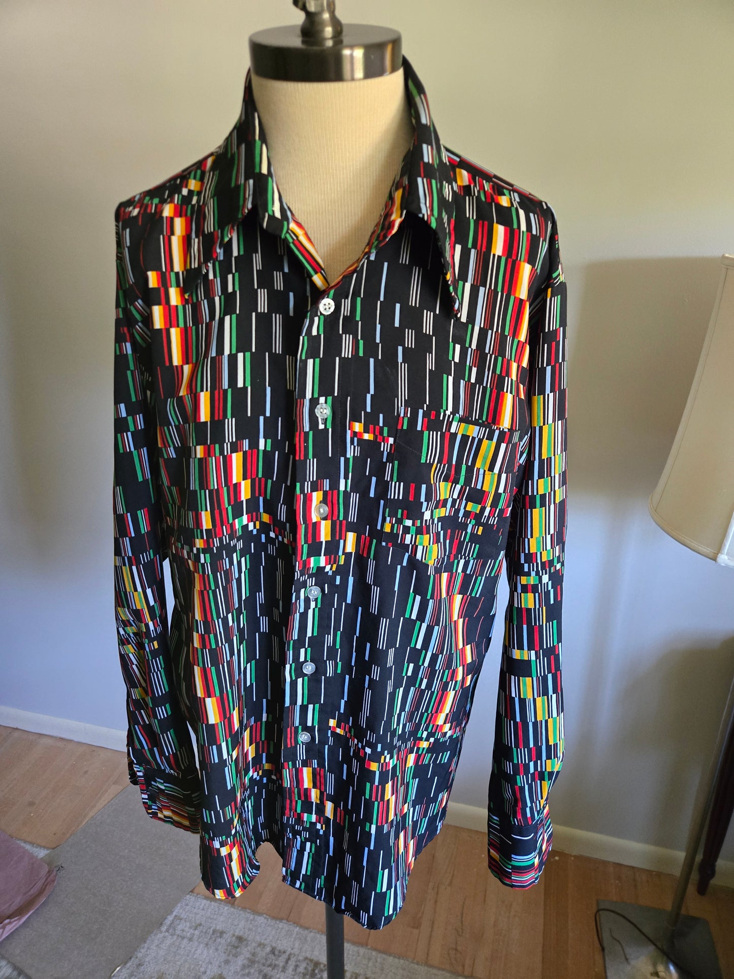 Vintage Long Sleeve Button Down Shirt by Campus