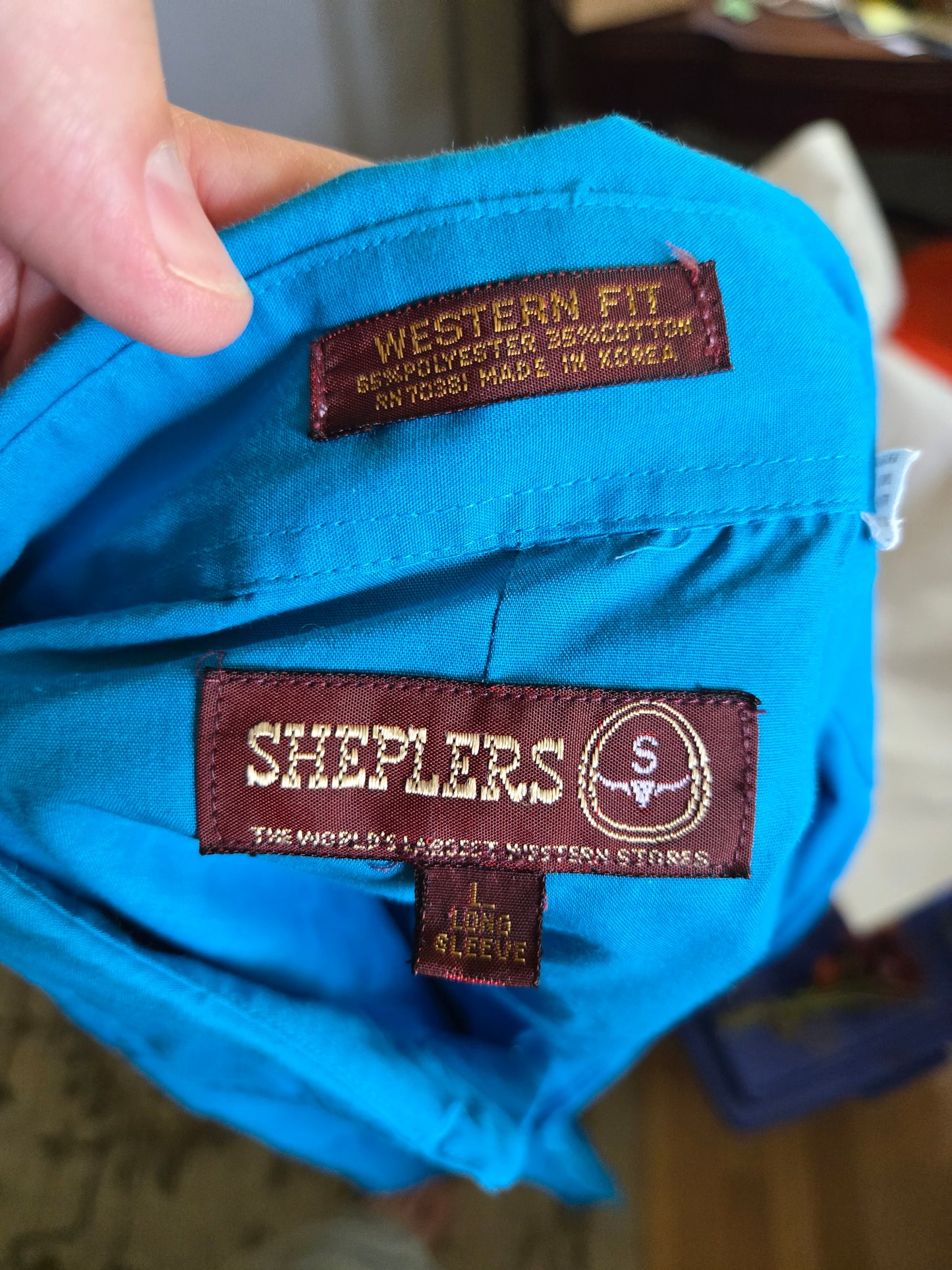 Vintage Long Sleeve Western Snap Shirt by Sheplers