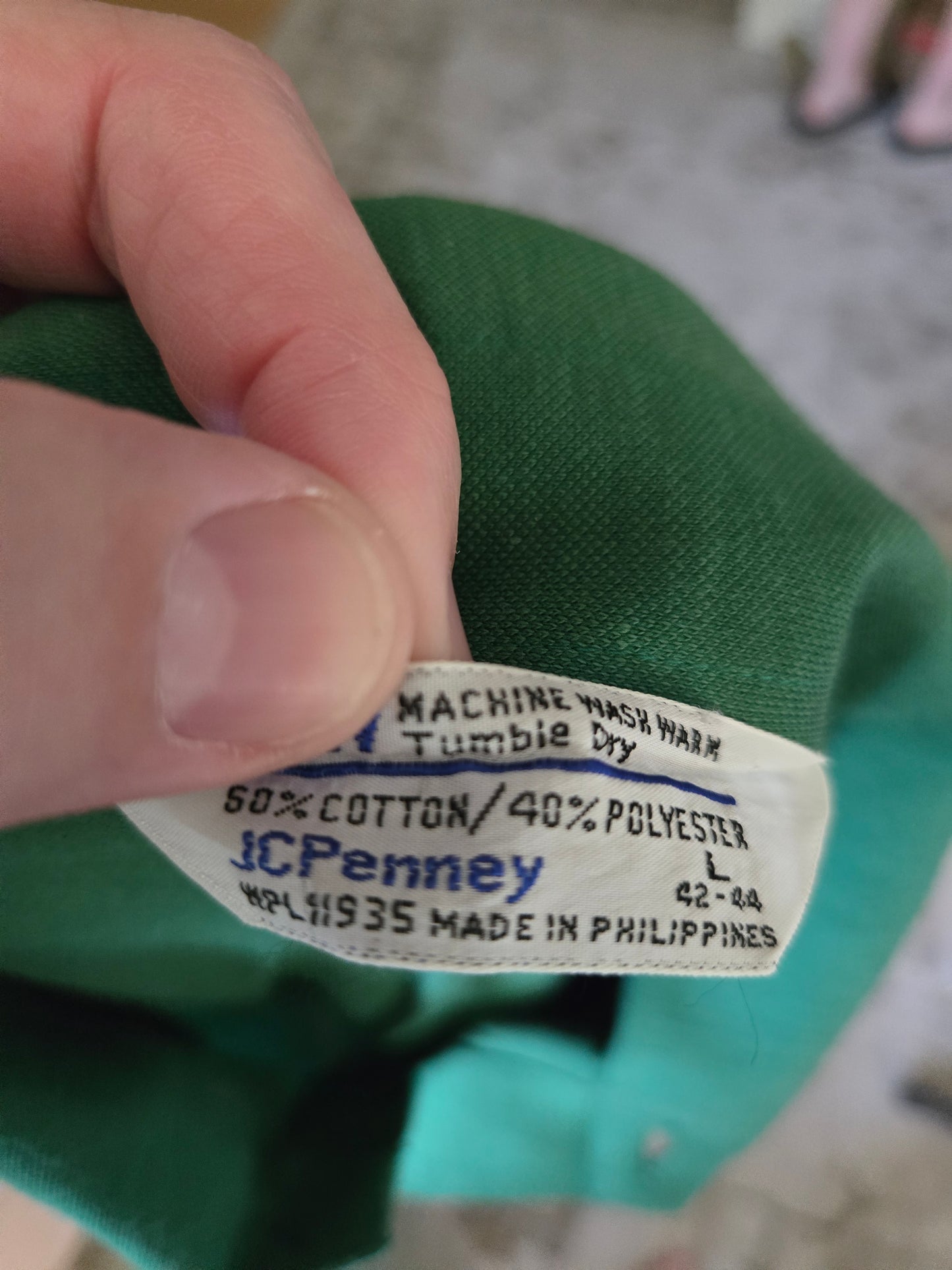 Vintage Short Sleeve Polo Shirt by JC Penney