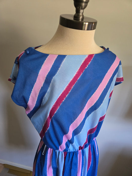 Vintage Sleeveless Striped Dress by Studio Petites