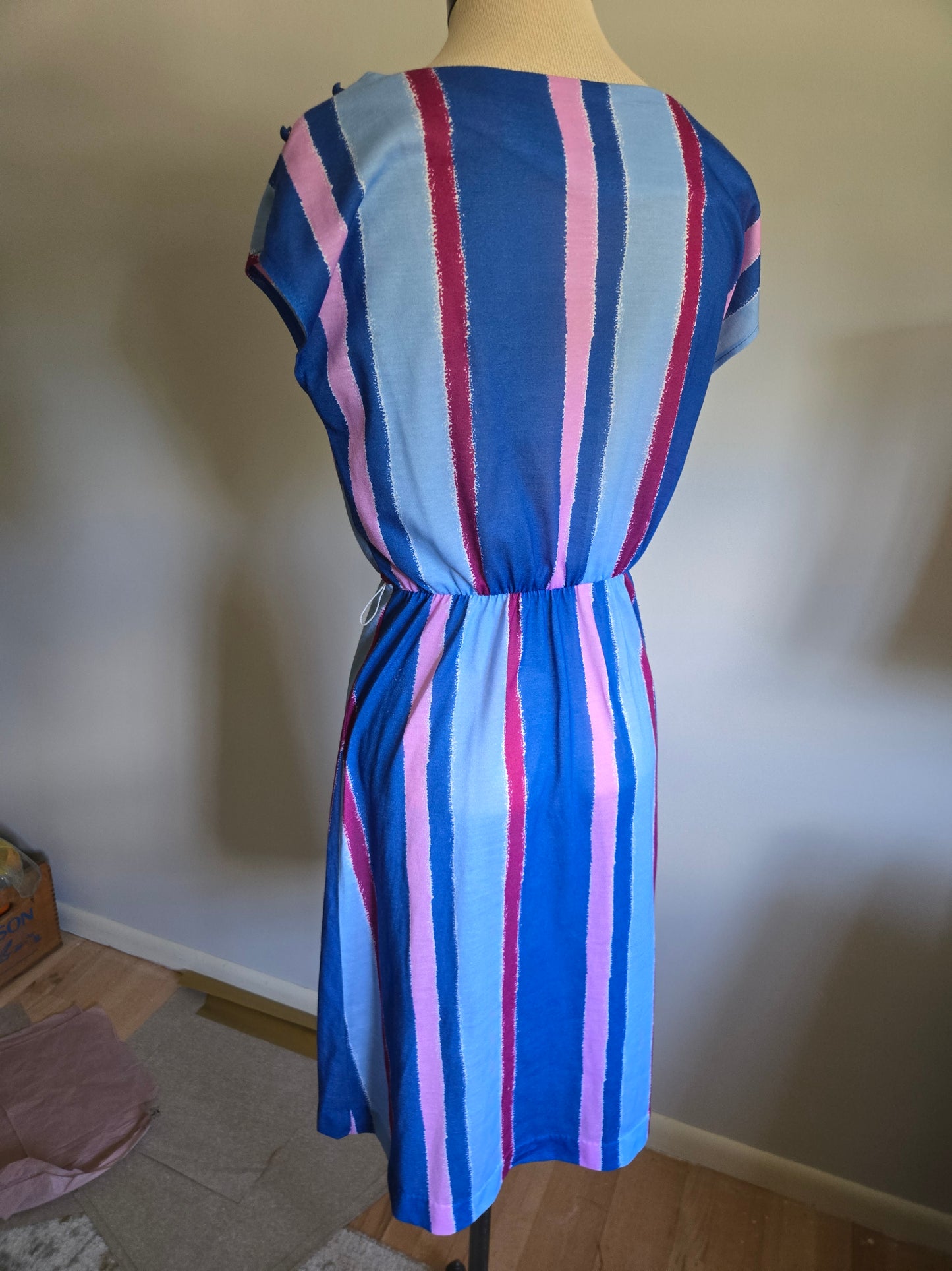 Vintage Sleeveless Striped Dress by Studio Petites