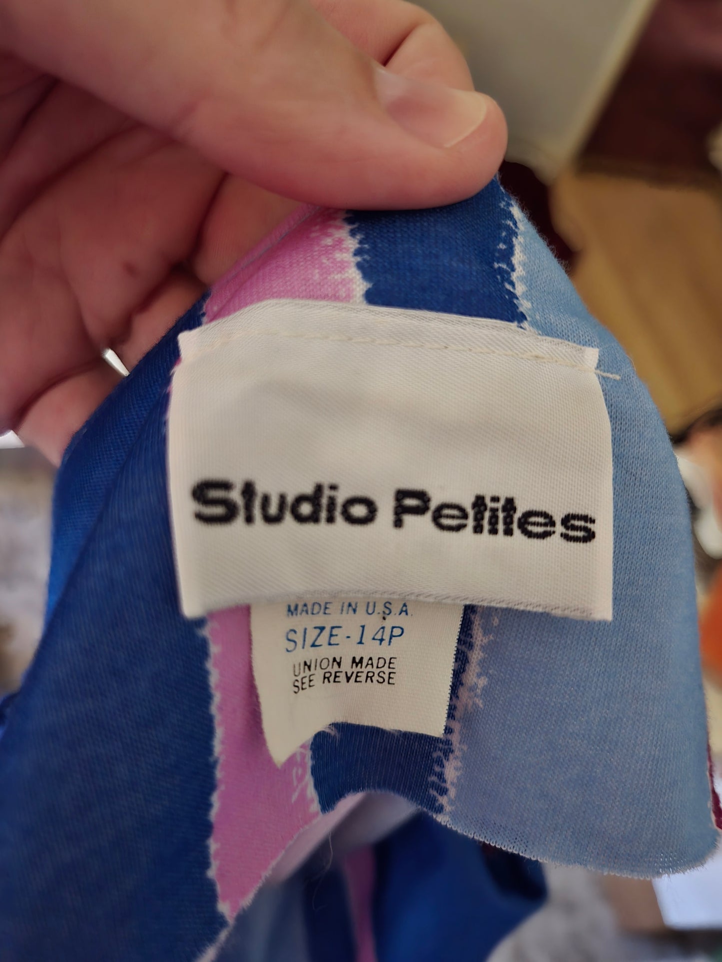 Vintage Sleeveless Striped Dress by Studio Petites