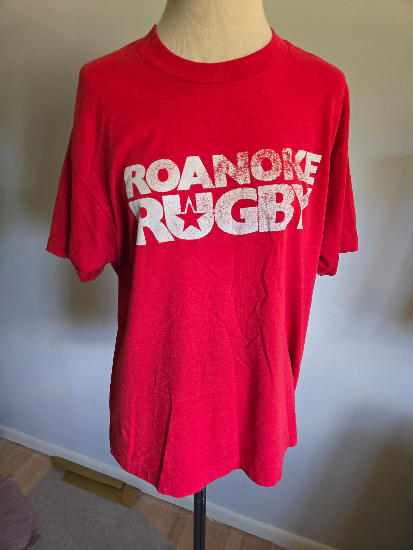 Vintage Roanoke Rugby T Shirt by Collegiate Pacific