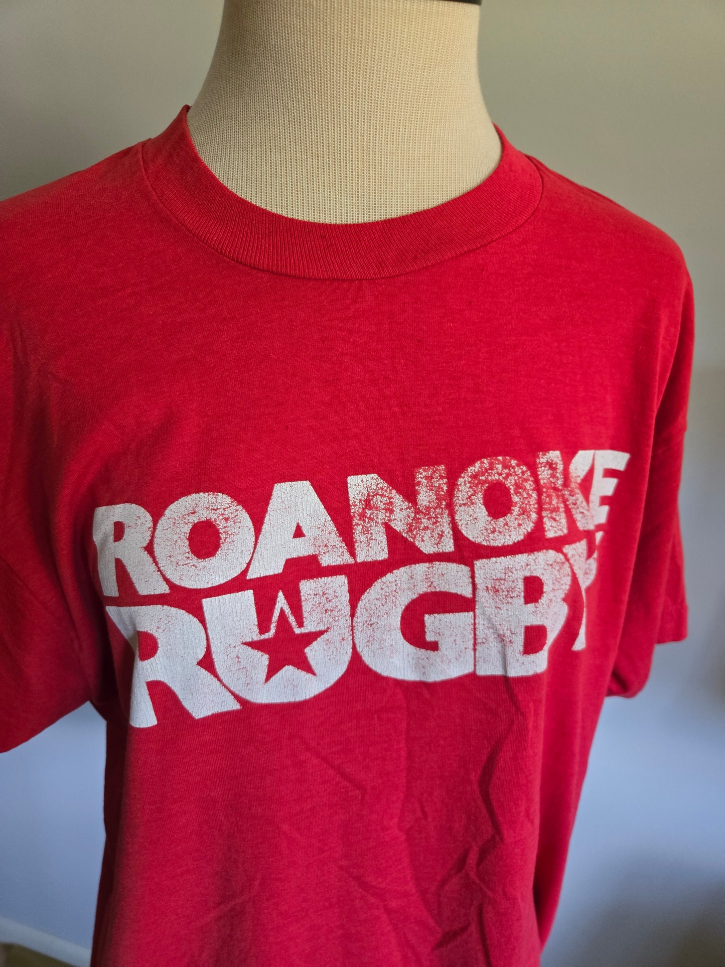 Vintage Roanoke Rugby T Shirt by Collegiate Pacific